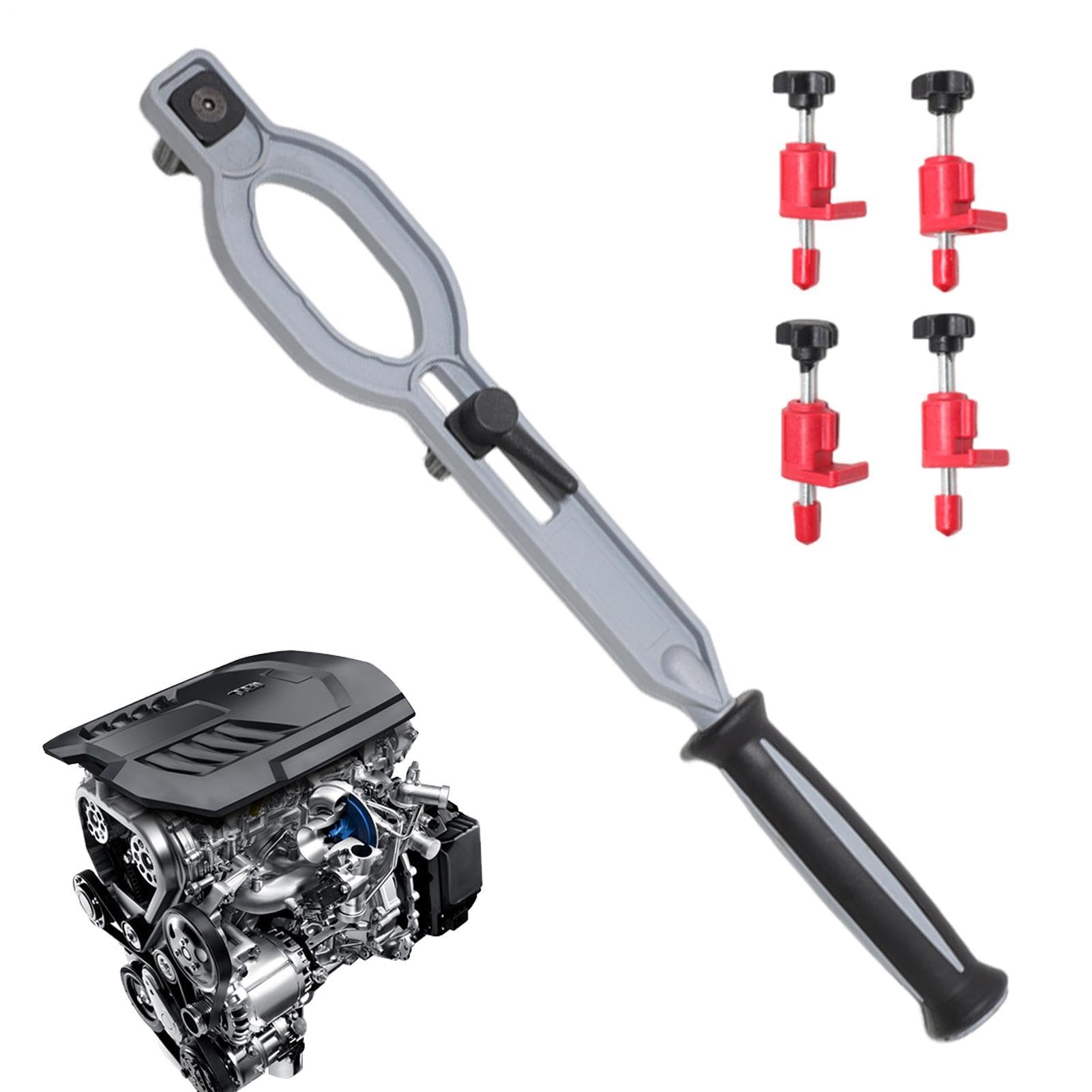 Blocco Utensile Fasatura Universale Metallico Preciso Universale | Kit fissaggio ingranaggio distribuzione Per riparazione e manutenzione di motori veicoli per adulti e famiglie