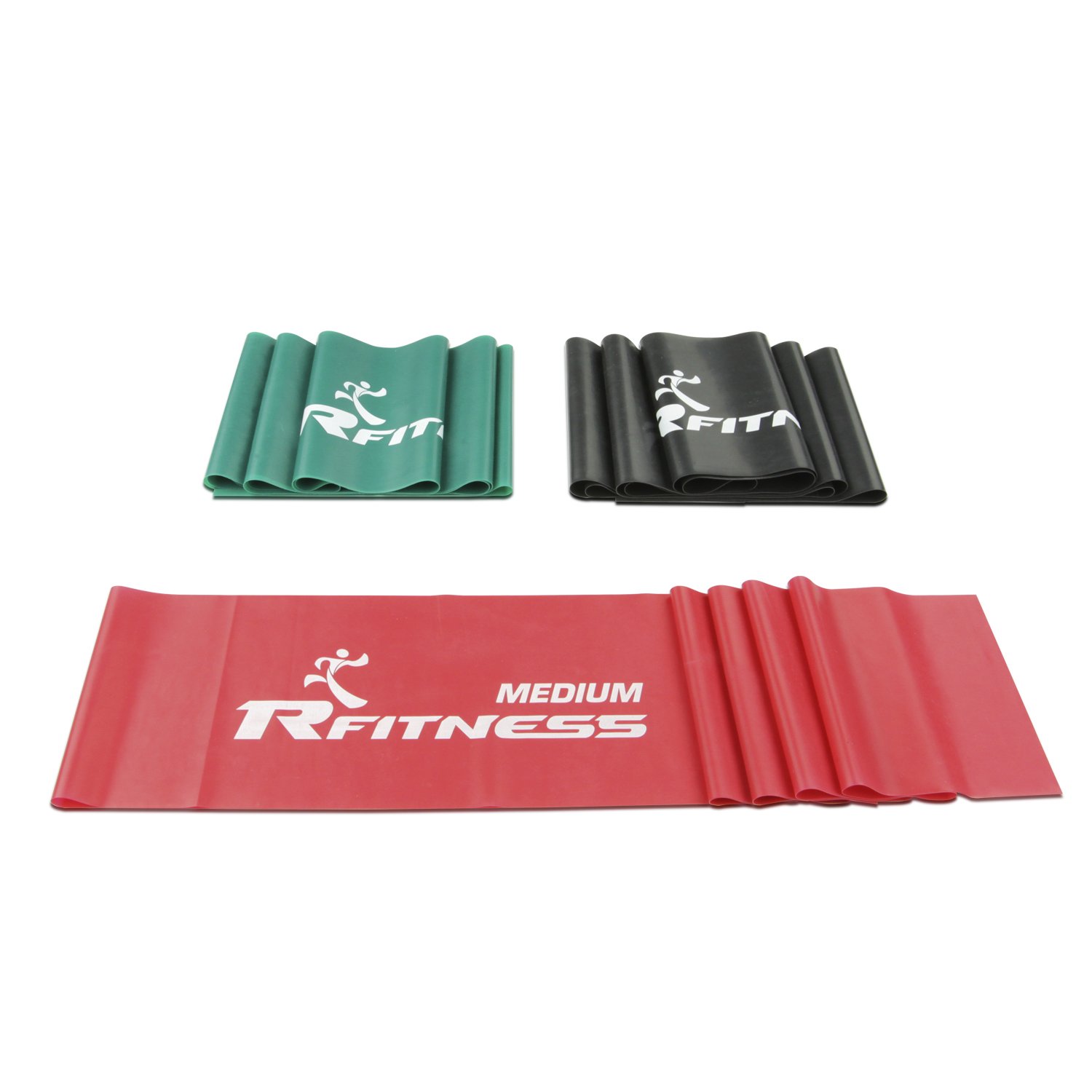 Furinno Rfitness Professional Flat Stretch Exercise Band 3-pc Set, RF1502 – 3
