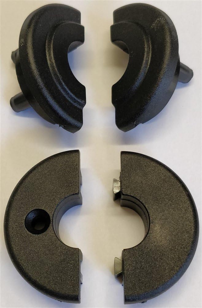 FAS set di boccole 16 pezzi di colore nero per aste pesanti 16mm
