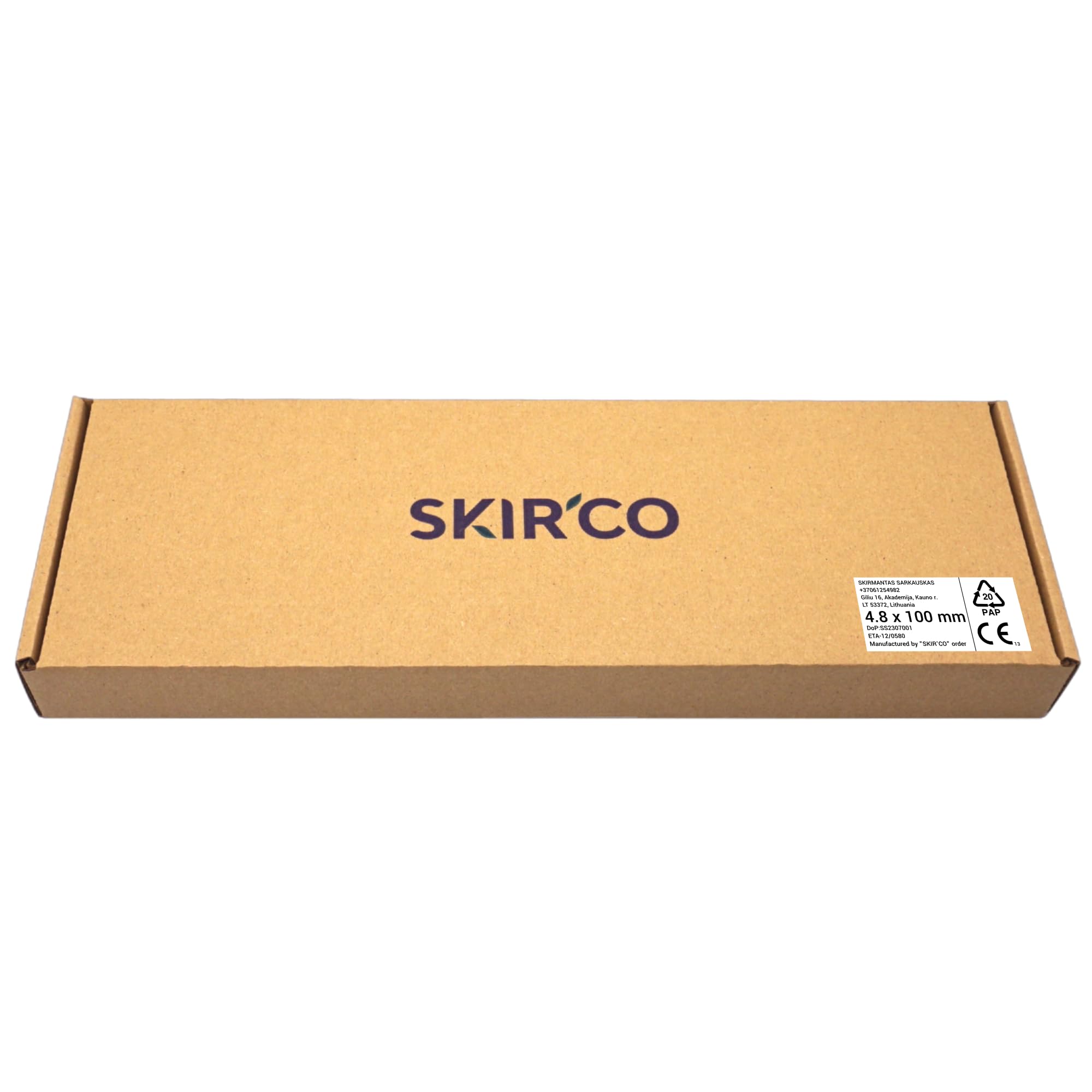 SKIR'CO (50 pezzi) Viti per tetti verniciate 4,8 x 100 mm, testa esagonale, viti autoperforanti con rondelle EPDM (rosso ossido, RAL 3009)