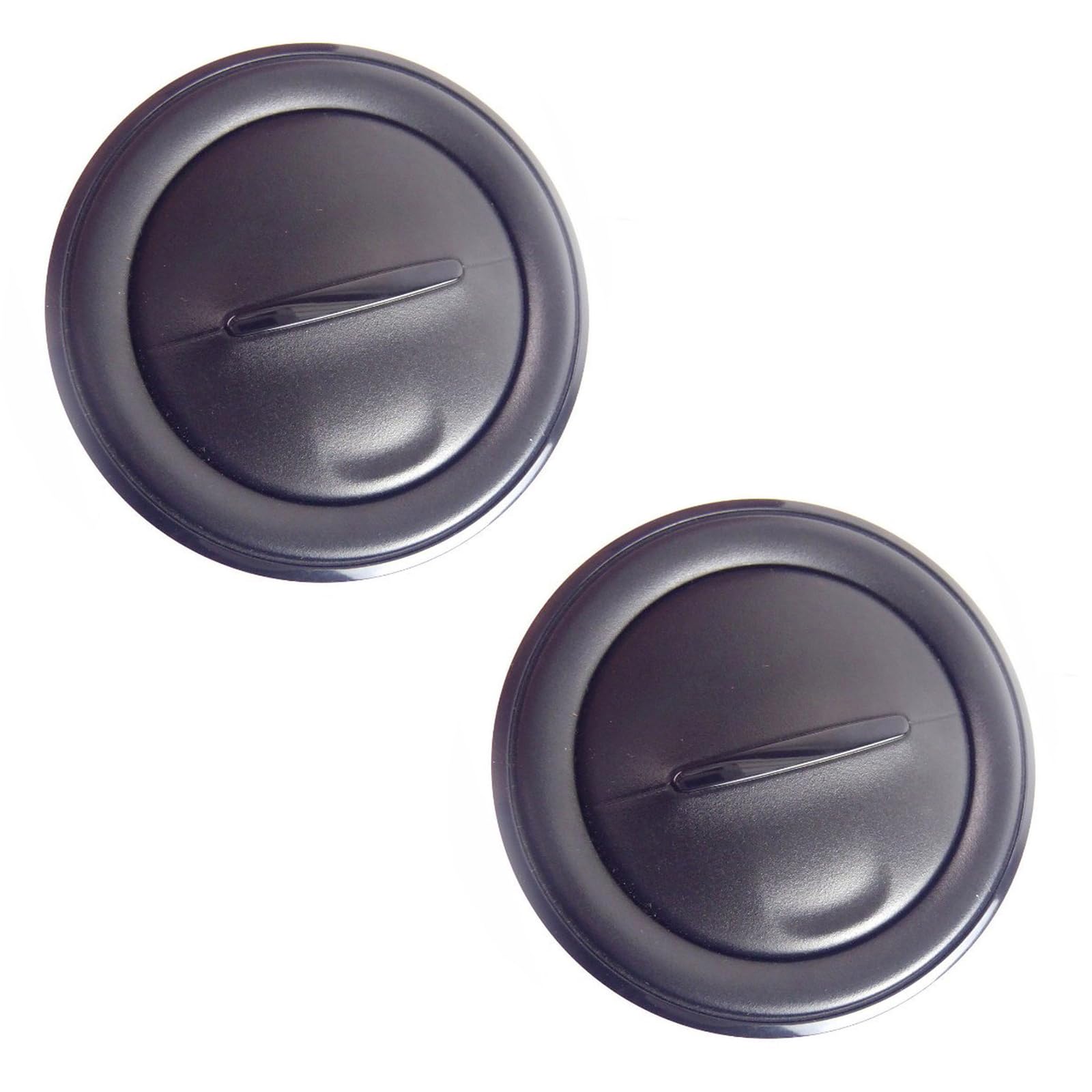 (Lot de 2) Grille Buse Noire de Ventilation compatible avec DOKKER DUSTER LODGY SANDERO II III - 687602223R 687602251R