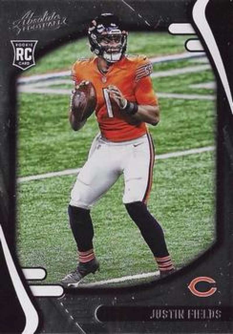 : 2021 Panini Absolute Retail #108 Justin Fields RC Rookie Card  Chicago Bears Official NFL Football Trading Card in Raw (NM or Better)  Condition : Collectibles & Fine Art