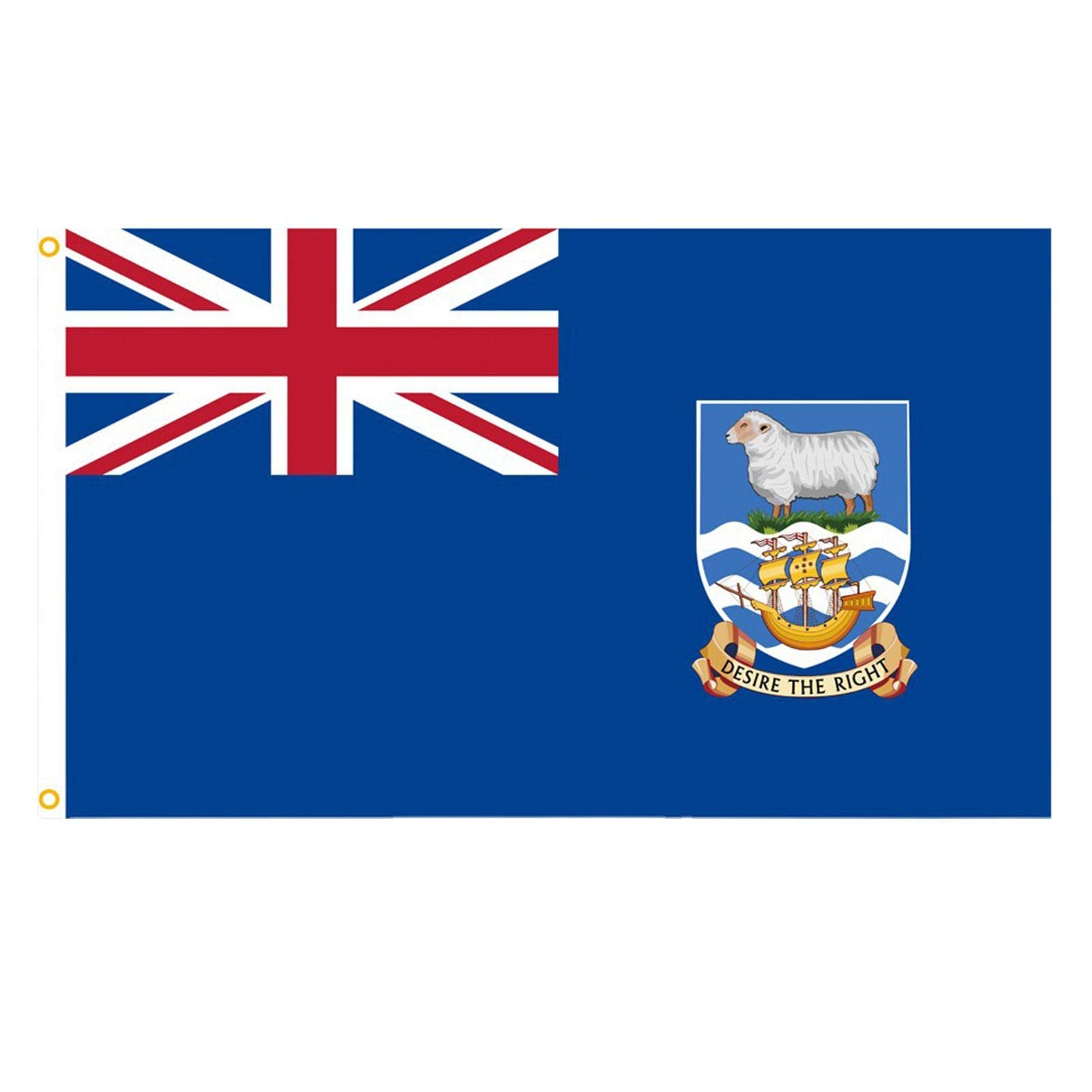 【ラプンツェル様用】RUNIC / Liar Flags Falkland Islands Flag, Falkland Flag with Sleeved and Tree