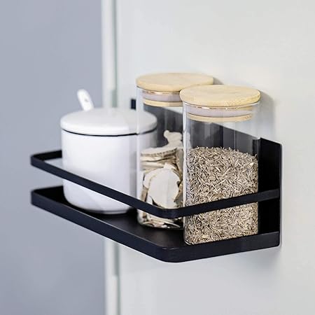 Amazon マグネット スパイスラック ランドリー収納 Motostar 冷蔵庫サイドラック 調味料ラック キッチン 調味料 スパイスラック オンライン通販