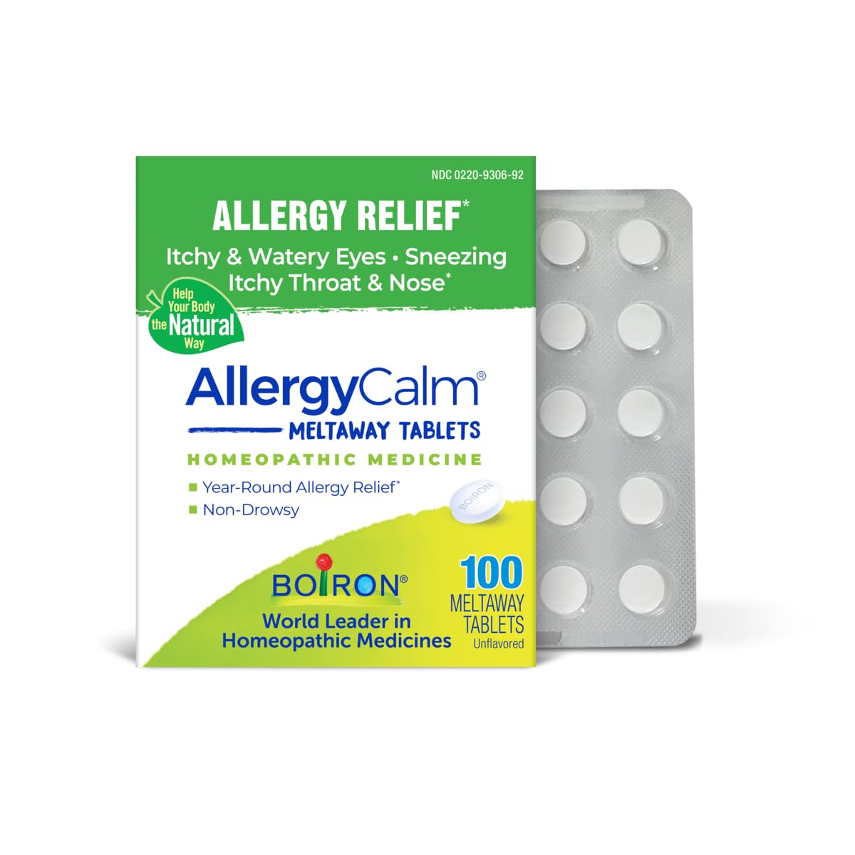 Boiron AllergyCalm Tabs - 100 Count