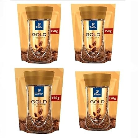Tchibo Gold Selection Soluble Coffee Economic Package 150G X 4 Pieces