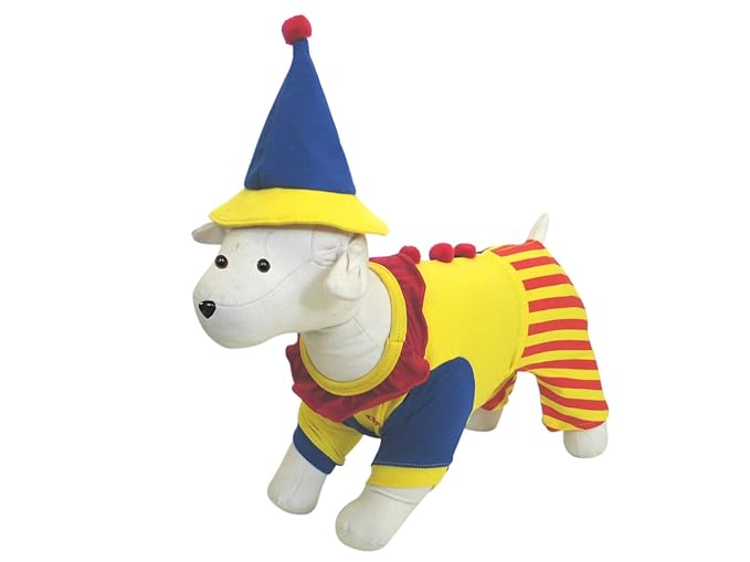 UP Collection Whimsical Dog Clown Costume, Large Amazon.in Pet Supplies