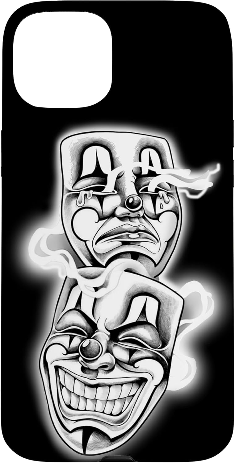 Laugh Now Cry Later Chicano Tattoo Flash Case for iPhone 13