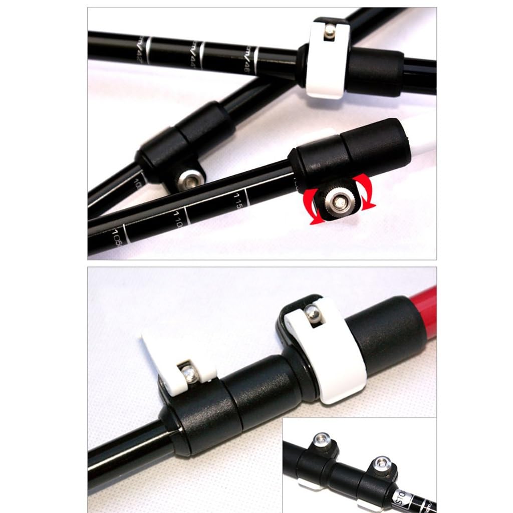 Nordic-Walking-Stöcke, Teleskop-Alpenstock, Schießstock aus Aluminiumlegierung, Krücke