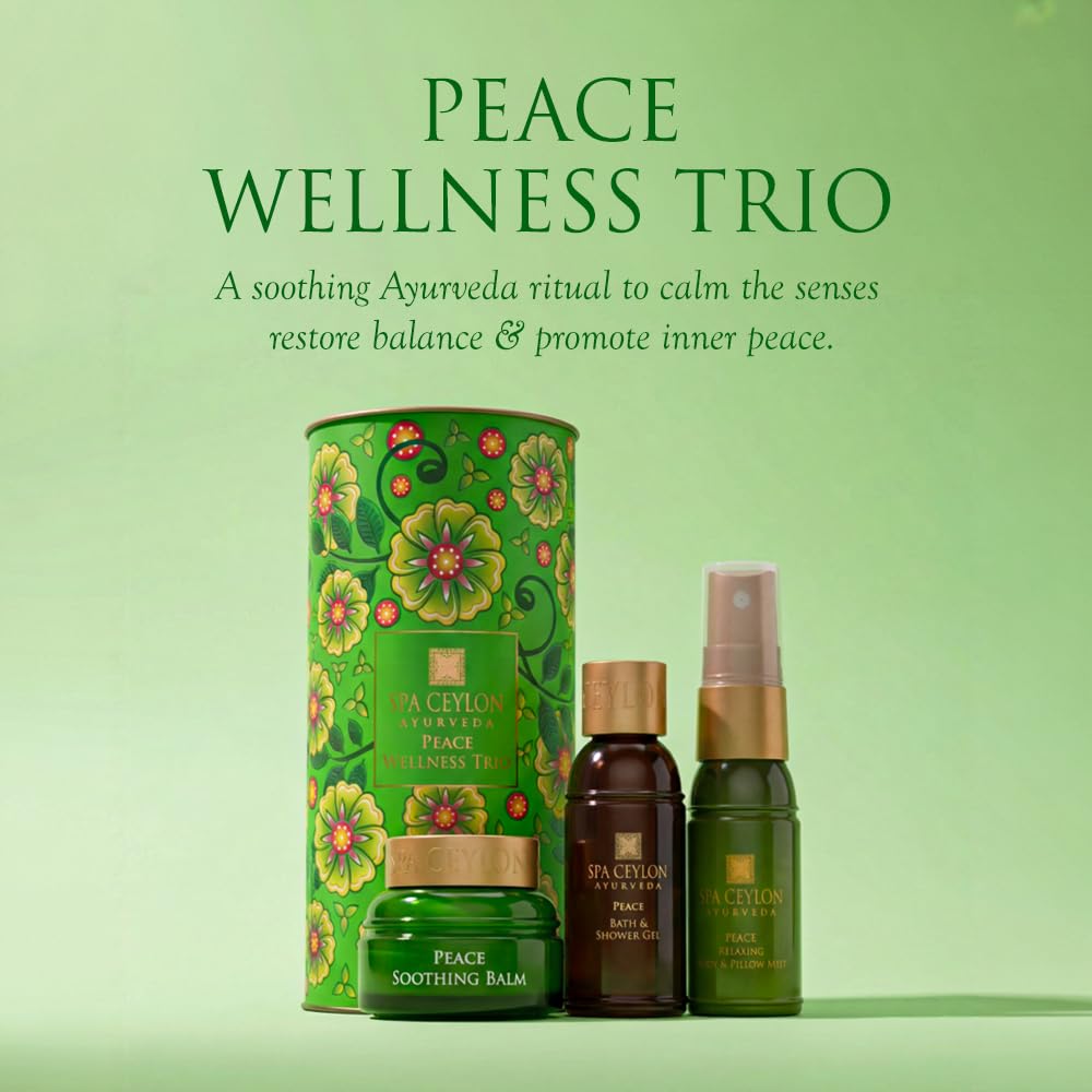 Amazon.com : SPA CEYLON Peace Wellness Trio Set, Holistic Spa