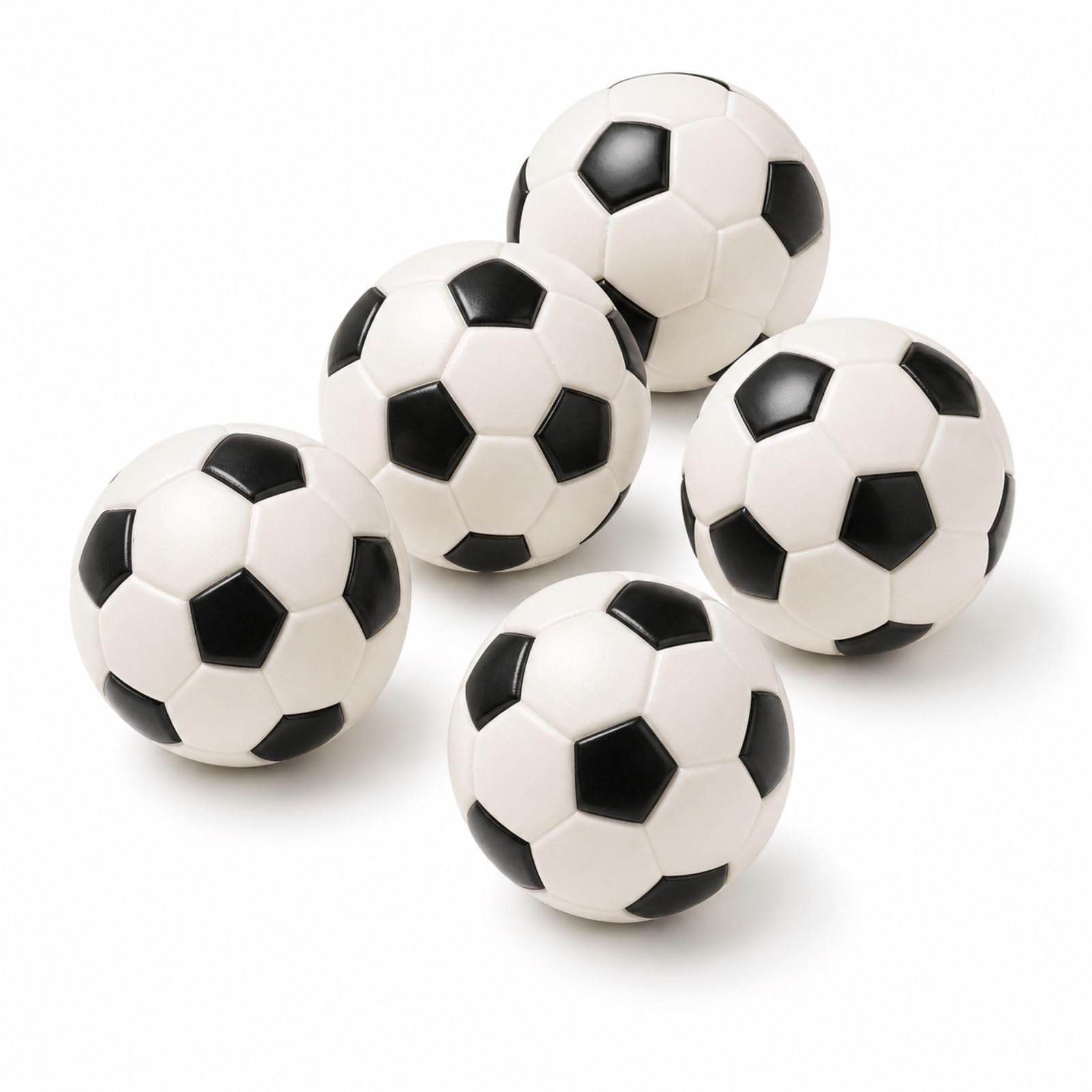 Cat Soccer Ball Toys 5 pcs, Rolling Football Toys for Indoor Cats & Kittens
