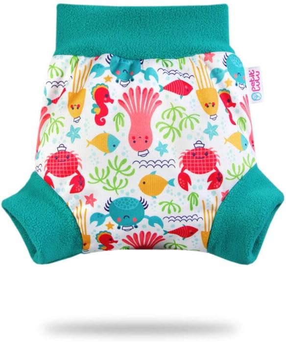 Petit LuluPull Up Cloth Nappy Wrap | Size M | Washable Diaper Wrap | Reusable Cloth Nappies | Made in Europe