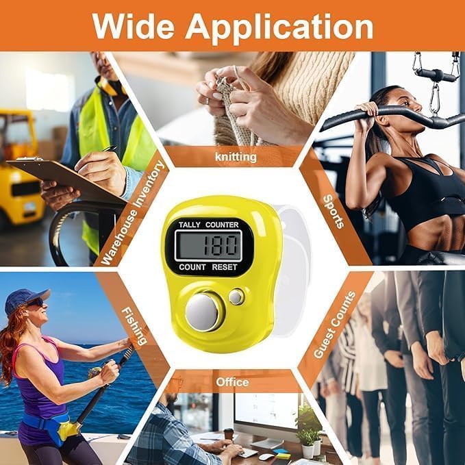 Image of FreshDcart 3 Counting Combo | Manual Click Counter, Digital Finger Tally Counter & Compass Jaap Counter with LCD Display, Reset Button for Prayer, Meditation, Sports, Inventory