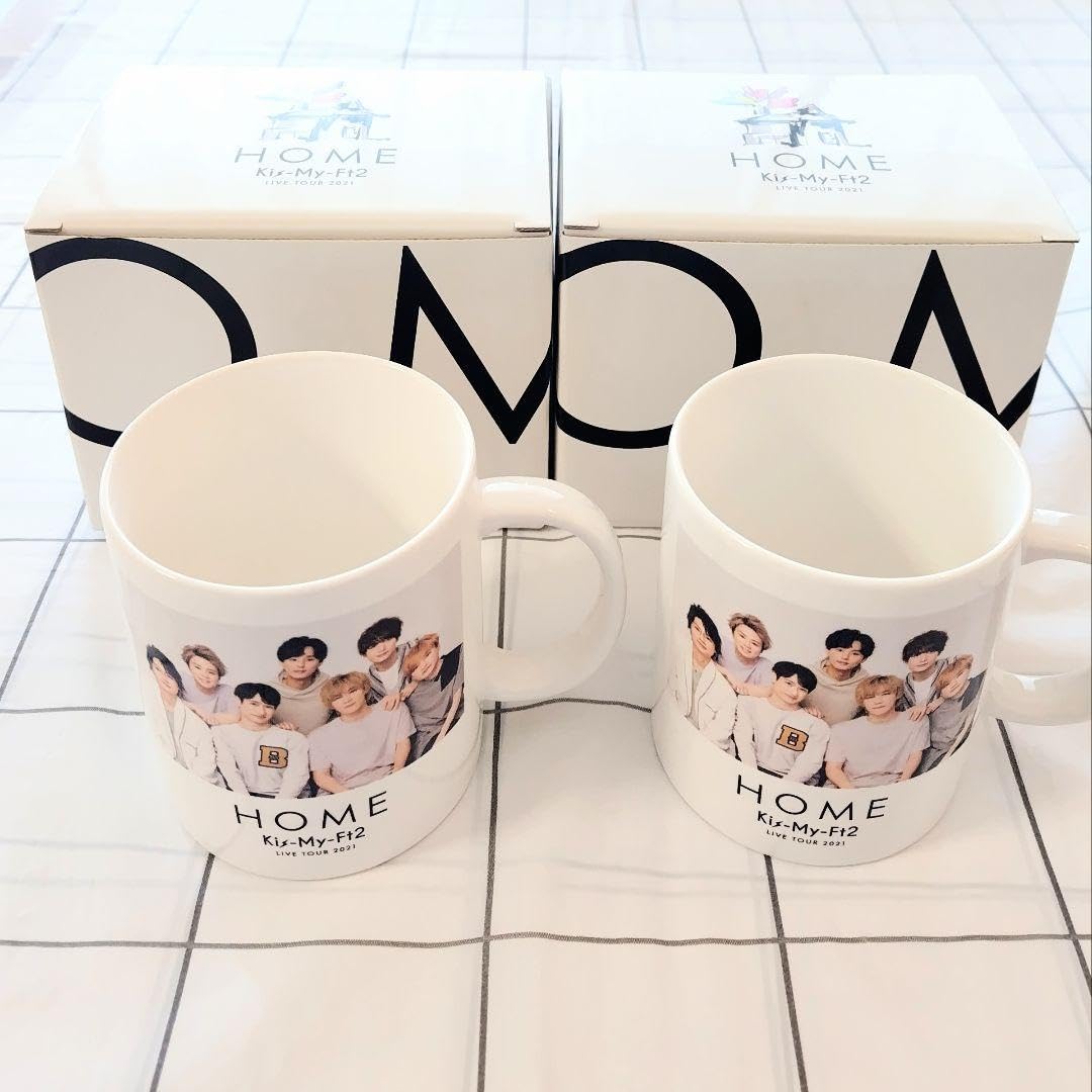 Amazon.co.jp: Kis-My-Ft2 HOME ツアーグッズ マグカップ 2個セット