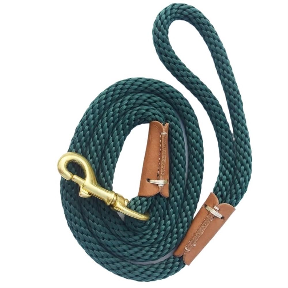 Smycz treningowa dla psów, lekka smycz dla małych średnich psów, długa smycz dla psa(Green,500cm)
