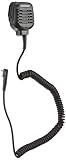 KMC-45D Military Spec Speaker Microphone with Earpiece Jack&comma; Black