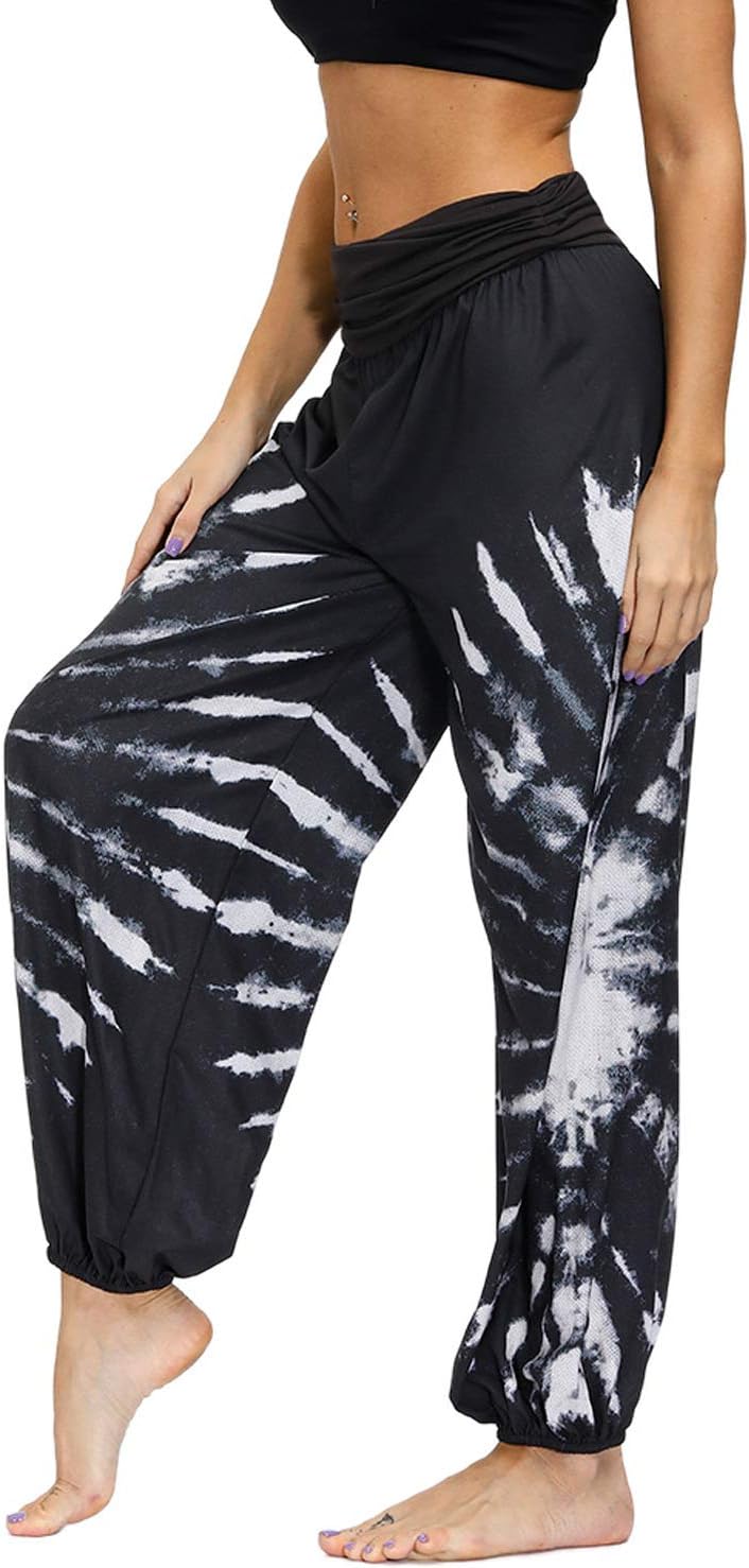 Lu's Chic Women's Thai Harem Pants Bohemian Yoga Pants Indian Loose Summer Boho Hippie Pants - Image 6