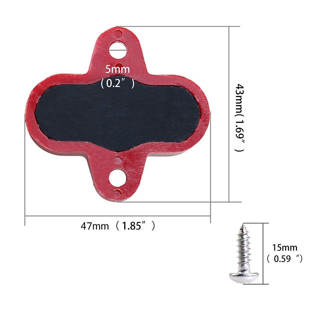 Bornes, 2pack alimentation Borniers DC 48V M8 (5/16") Double robuste Terminal Stud alimentation et la jonction sol Bloc pour un sertissage précis