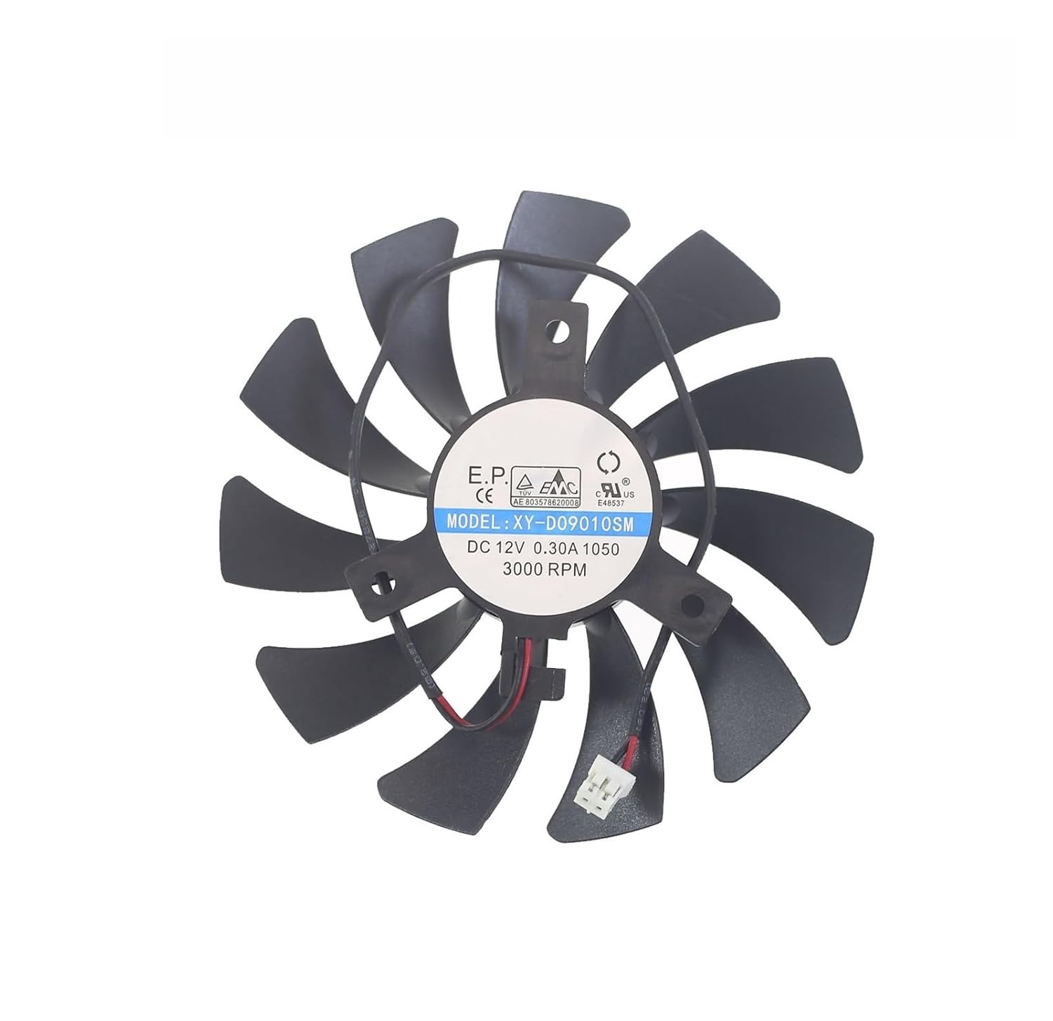 tianwandong Card Fan XY-D09010SM DC12V 2PIN For GTX 1650 ITX 4G OC