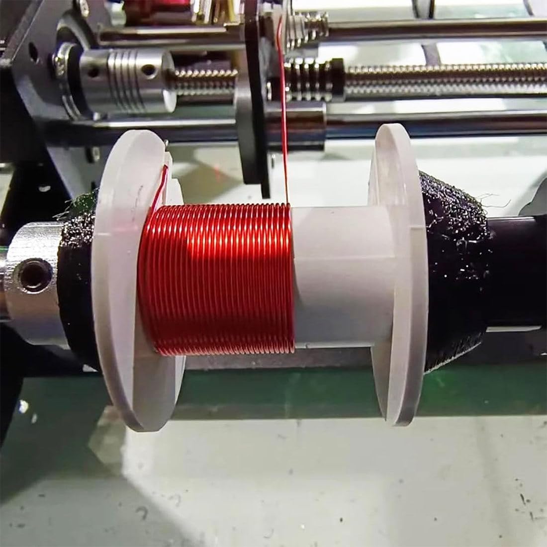 Máquina Enrolladora Cables,Bobinadora Automática CNC,con Alineación Automática Cables,Opera 900 RPM,Bobinado Automático,Ideal para Bobinas,Hilos/Pesca/Hilos/Seda