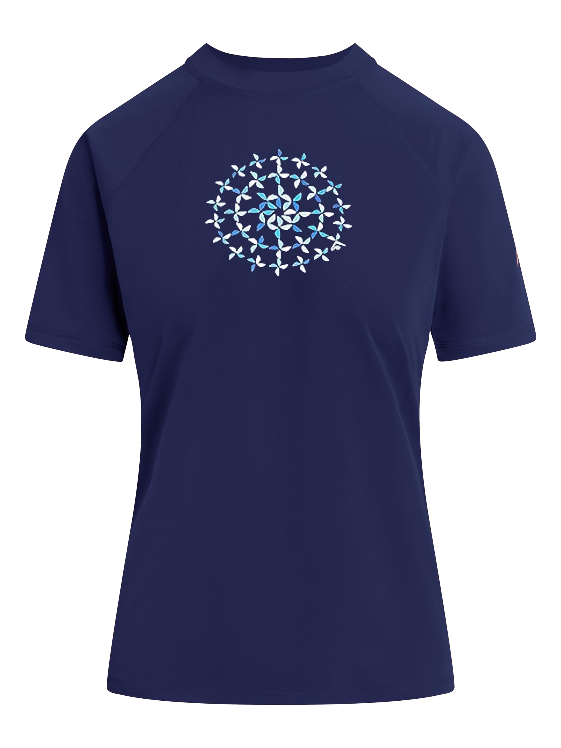 Kanu SurfWomen's Audrey Short Sleeved Upf 50+ Active Rashguard & Workout Top Rash Guard Shirt