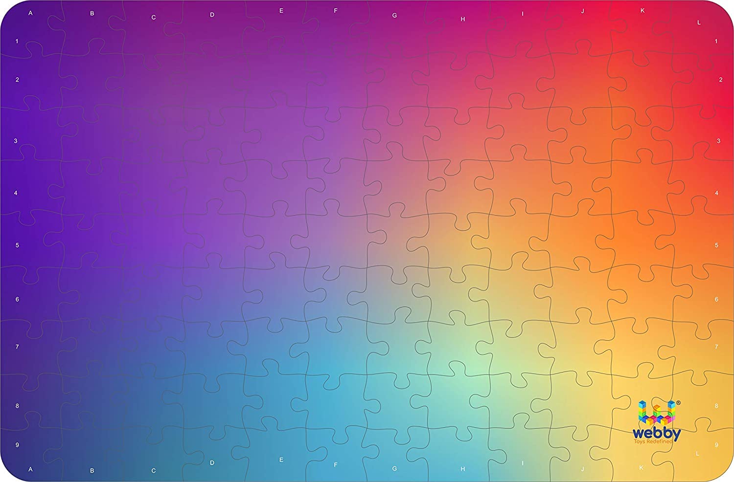 Webby Gradient Puzzle Wooden Jigsaw Puzzle for Kid, 108 Pieces (B08J4YWXT8) Amazon Price History, Amazon Price Tracker
