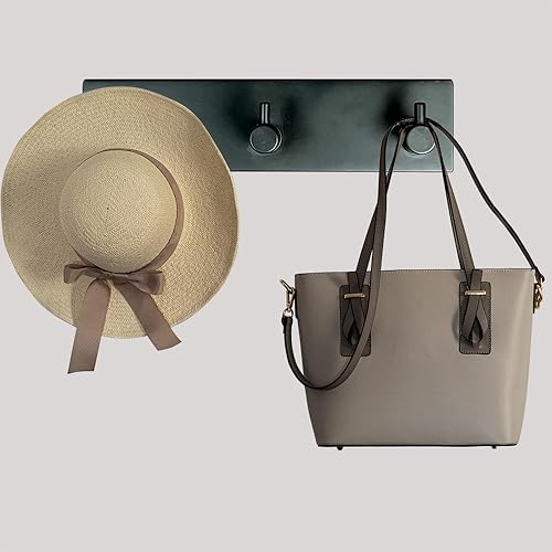 Miniatura 6 de Soporte para llaves de pared, no daña la pared, ganchos autoadhesivos de acero inoxidable, gancho para toallas, colgador de abrigos, entrada,