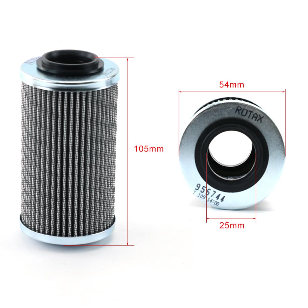 4/10 unidades 420956744 Elemento de filtro de aceite para coche compatible con GTX300 GTI130/155/170 RXP300 GTR230 RXT300 RXT X GTX 170/230/300 Filtro de aceite motor Filtro de aceite(10PCS)