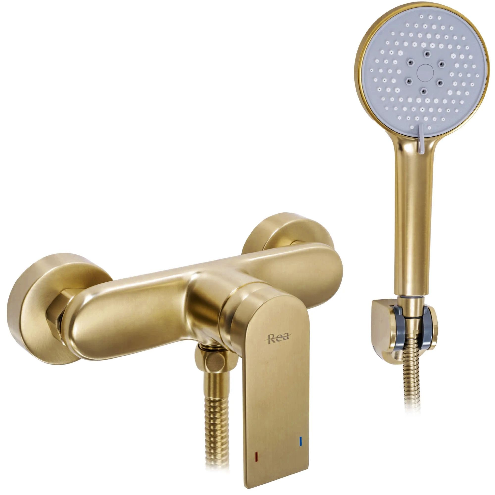 Rea Gold Shower Faucet Verso Brush Shower Faucet Made Of High Quality Brass