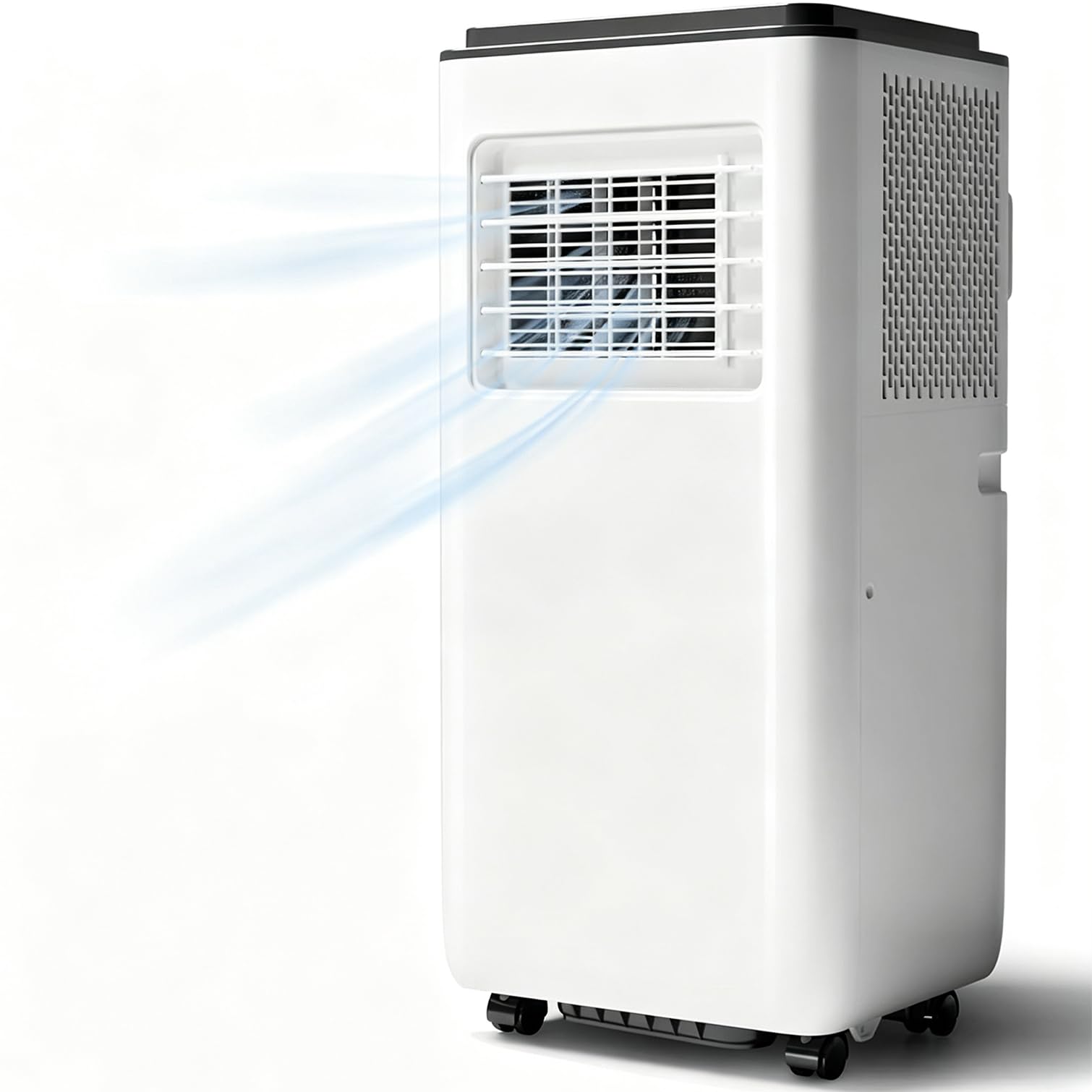 Aire Acondicionado Portátil 3 En 1, Unidad 14000 BTU Con Funciones De Refrigeración, Calefacción, Deshumidificación Y Ventilador; Temporizador De 24H, Para Habitaciones De Hasta 300 Pies Cuadrados