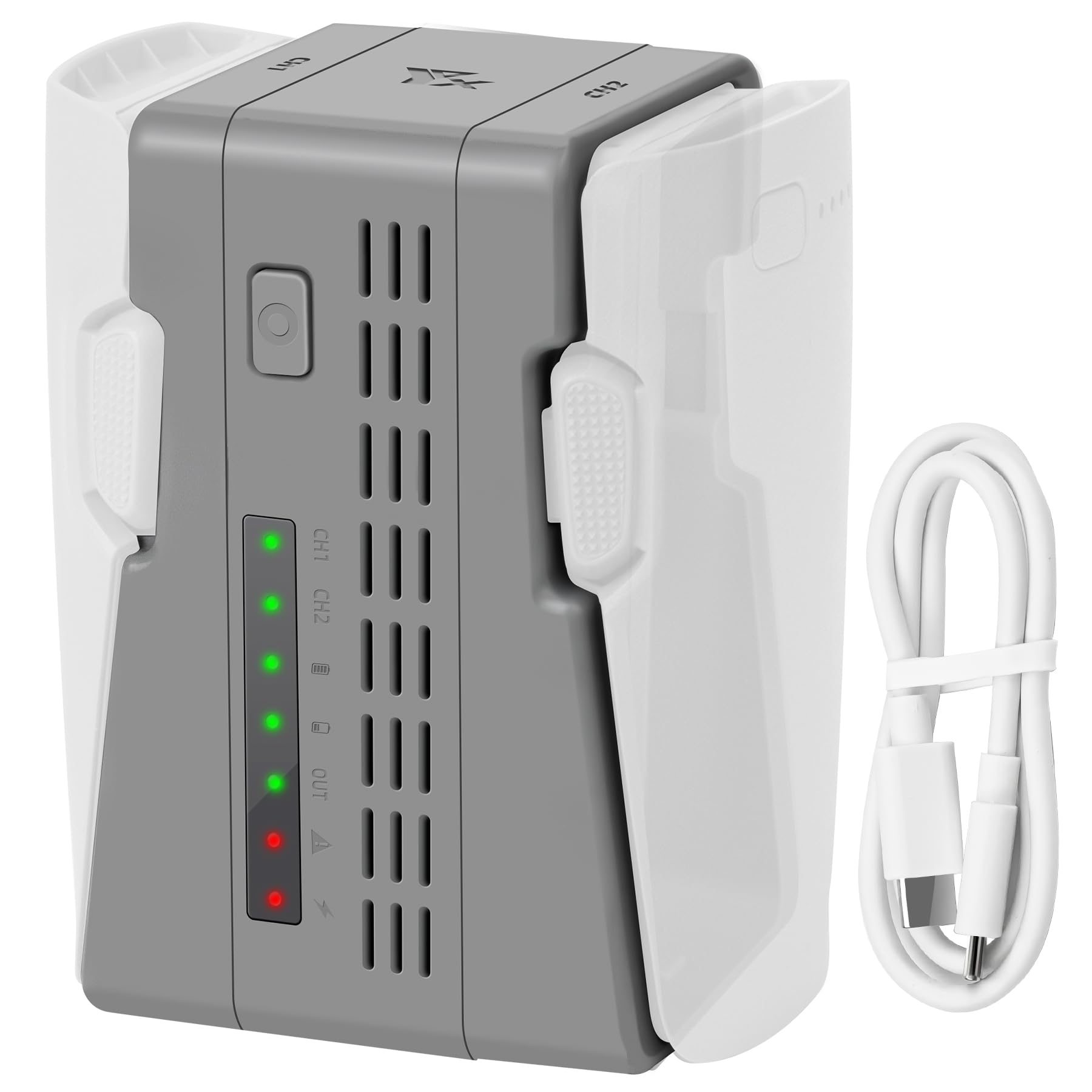 Chargeur de batterie 45 W avec charge de stockage pour drone DJI Neo 2, hub de charge bidirectionnel bidirectionnel, charge rapide deux batteries accessoires