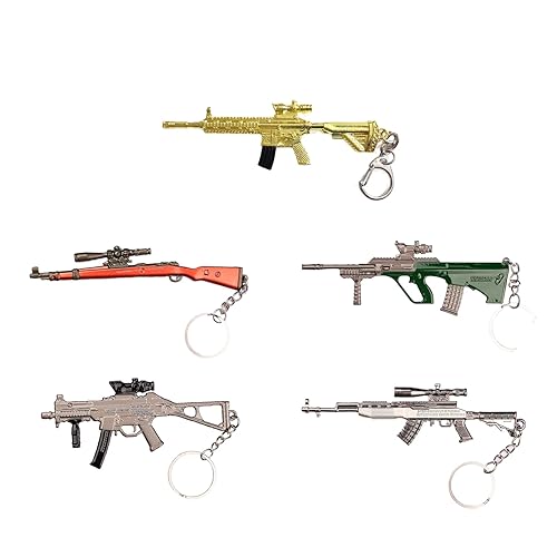 5 PCS Mini Metal Gift Sniper Rifle 12cm/4.7" Mini Guns