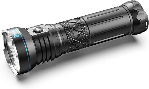 WUBEN Linterna A9 de 12000 lúmenes altos 1378 pies, distancia de haz de 552 horas, tiempo de funcionamiento largo, tipo C, recargable, batería de