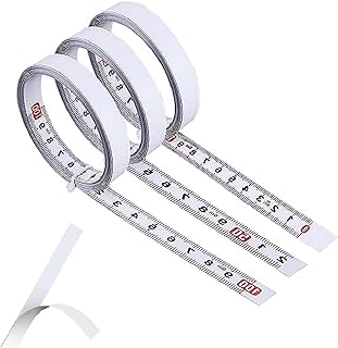 Ruban de Mesure Auto-Adhésif,Ruban à Mesurer Gradué Autocollant,Règle Métrique Auto-Adhésive,Ruban à Mesurer Auto-Adhésif Métrique,3Pcs Gauche à Droite,Droite à Gauche,Du Milieu aux Côtés,pour Établis