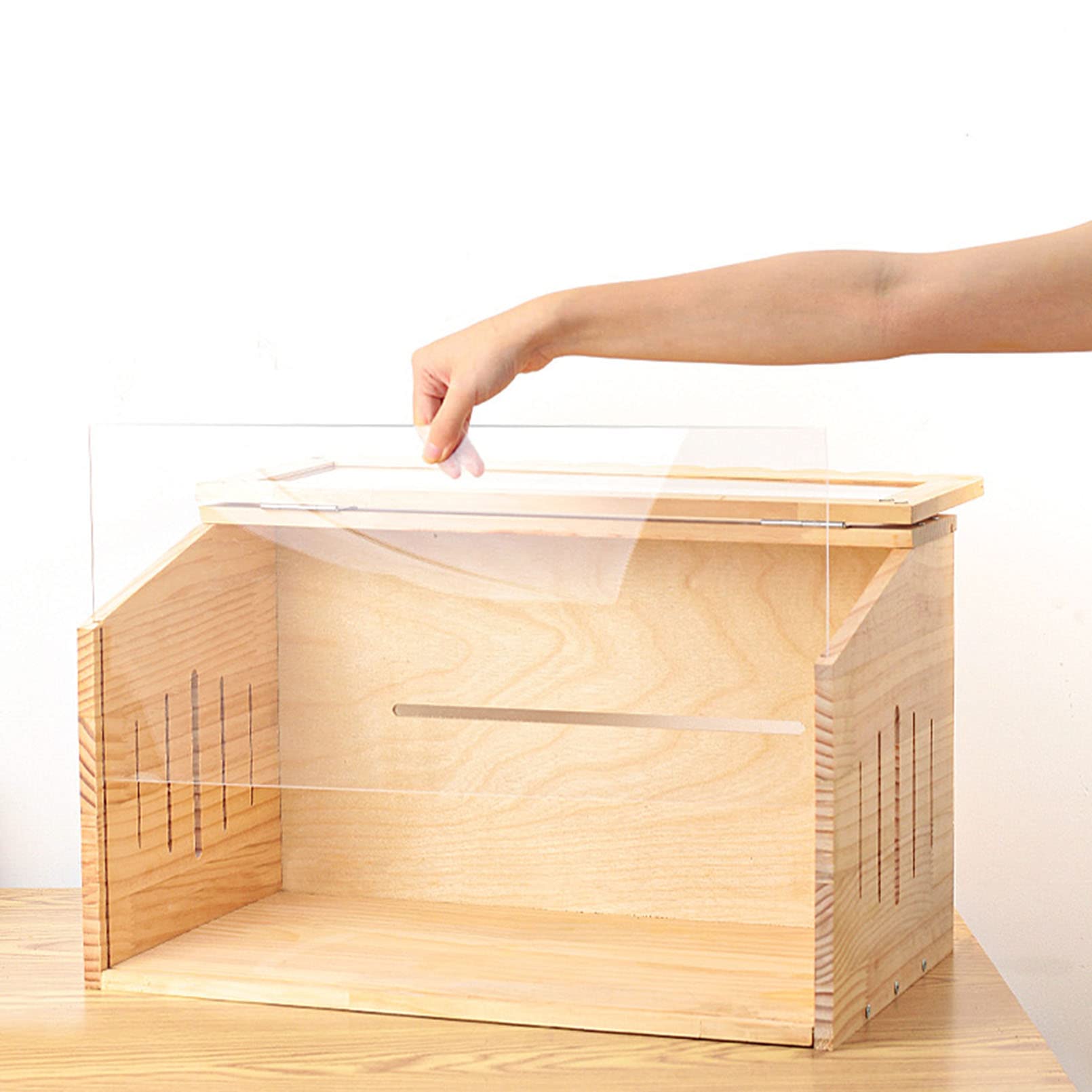 機能充実！木製飼育ケージ(未使用) Amazon.co.jp: ハムスターケージ 豪華な内装です 小動物用 飼育