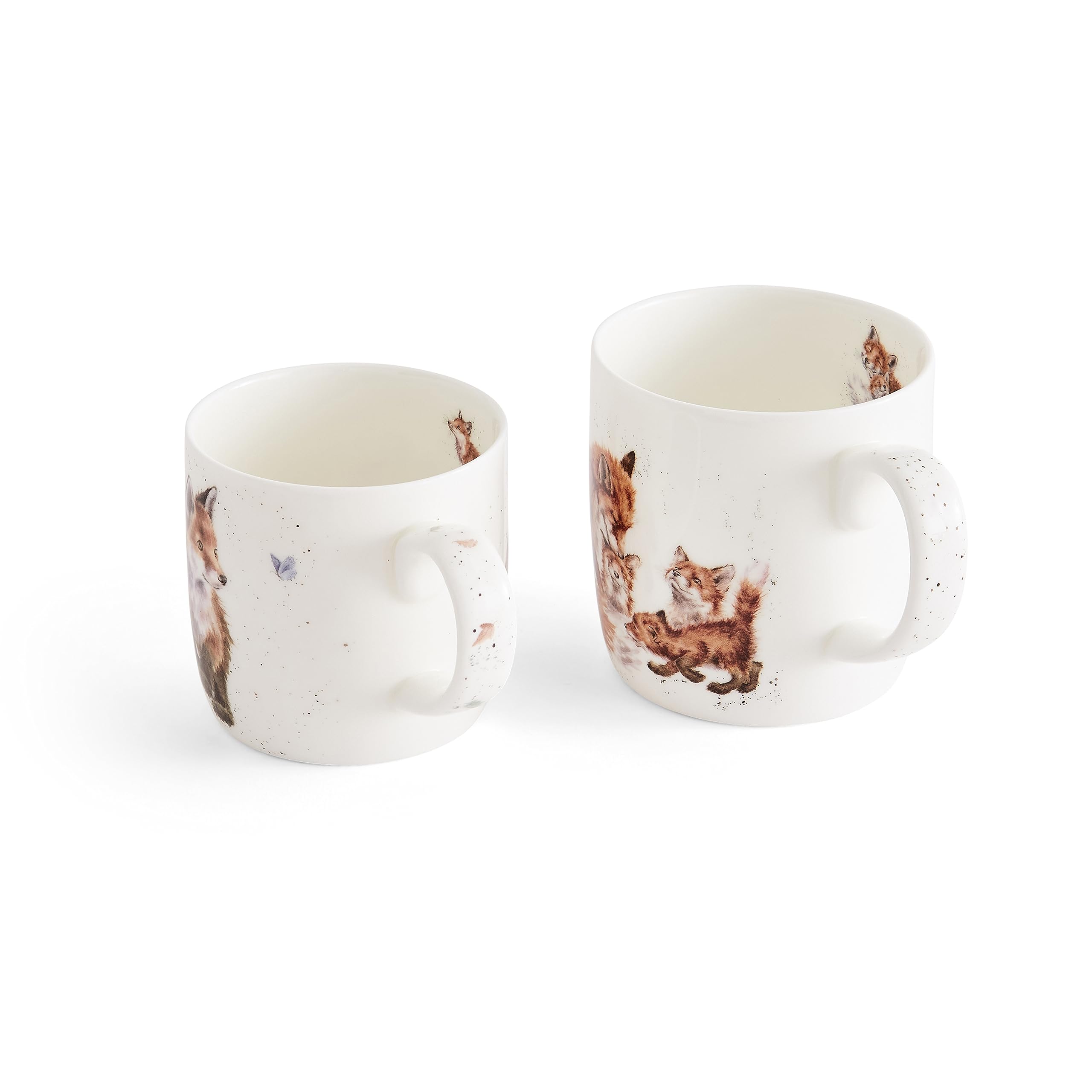 Wrendale Designs Geschenk-Set für Eltern und Kinder, Füchse, in Geschenkbox
