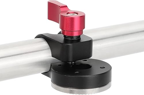 Miniatura 9 de CAMVATE Abrazadera de varilla de 0.748 in con roseta estilo ARRI (negro)