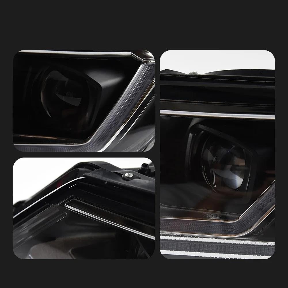 Auto Luci LED Faro Per VW Per Tiguan 2013 2014 2015 2016 | Lampada frontale Drl Lente del proiettore Plug and Play automobilistico(Guidatore destro)