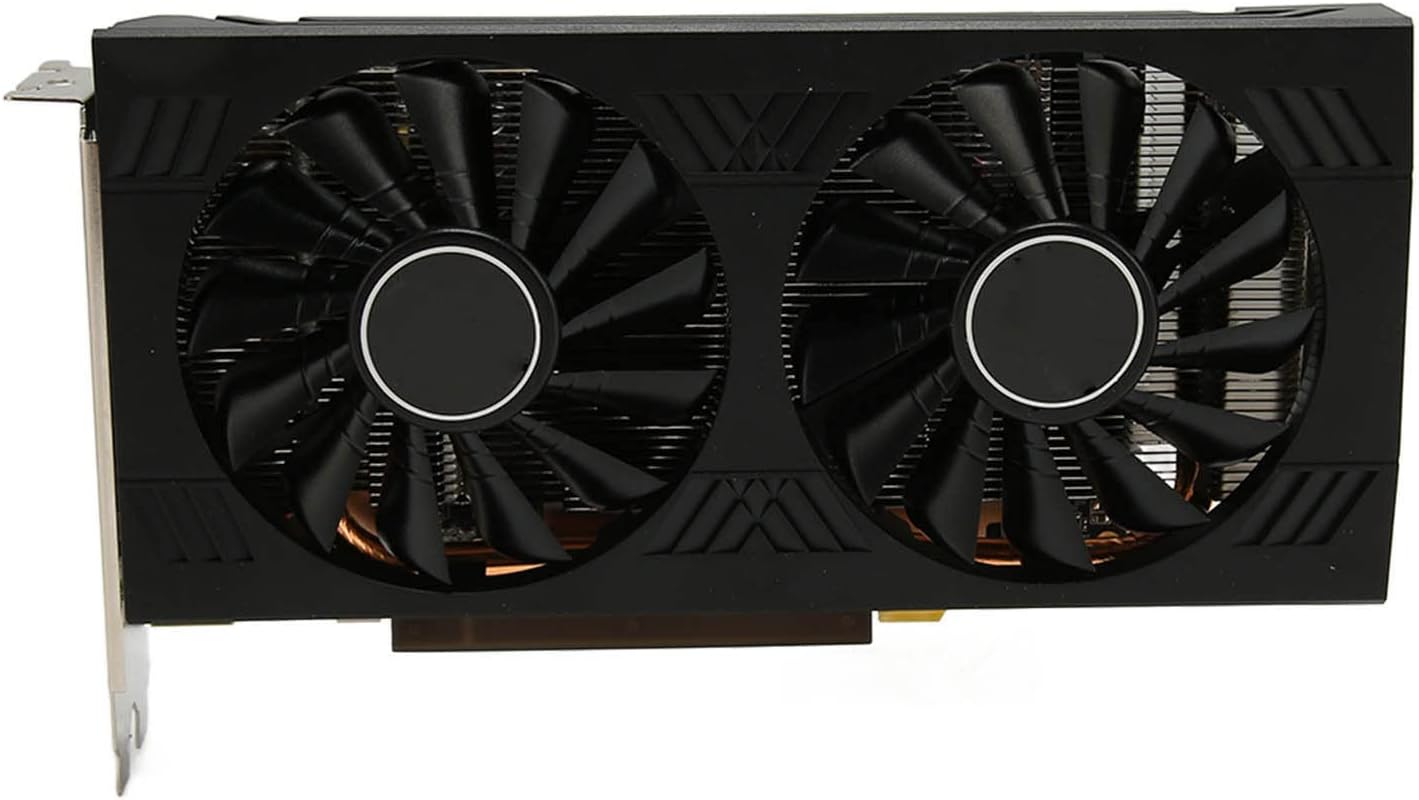 RX580 8GB GDDR5 Scheda Grafica da Gioco a 256 Bit, Risoluzione 4096x2160 8 Pin Computer PC Gaming Video Scheda Grafica GPU con Doppia Ventola di RaffreddamentoPCI 3.0 RX580 8GB GDDR5 Scheda Grafica da Gioco a 256 Bit, Risoluzione 4096x2160 8 Pin Computer PC Gaming Video Scheda Grafica GPU con Doppia Ventola di RaffreddamentoPCI 3.0