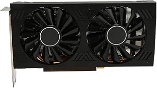 Placa Gráfica para Jogos RX580 8G GDDR5 256 Bit, PCI Express 3.0 X16, Placa Gráfica para Jogos Dual Fan PC com HDMI e 2 Portas DisplayPort, Resolução 4096x2160