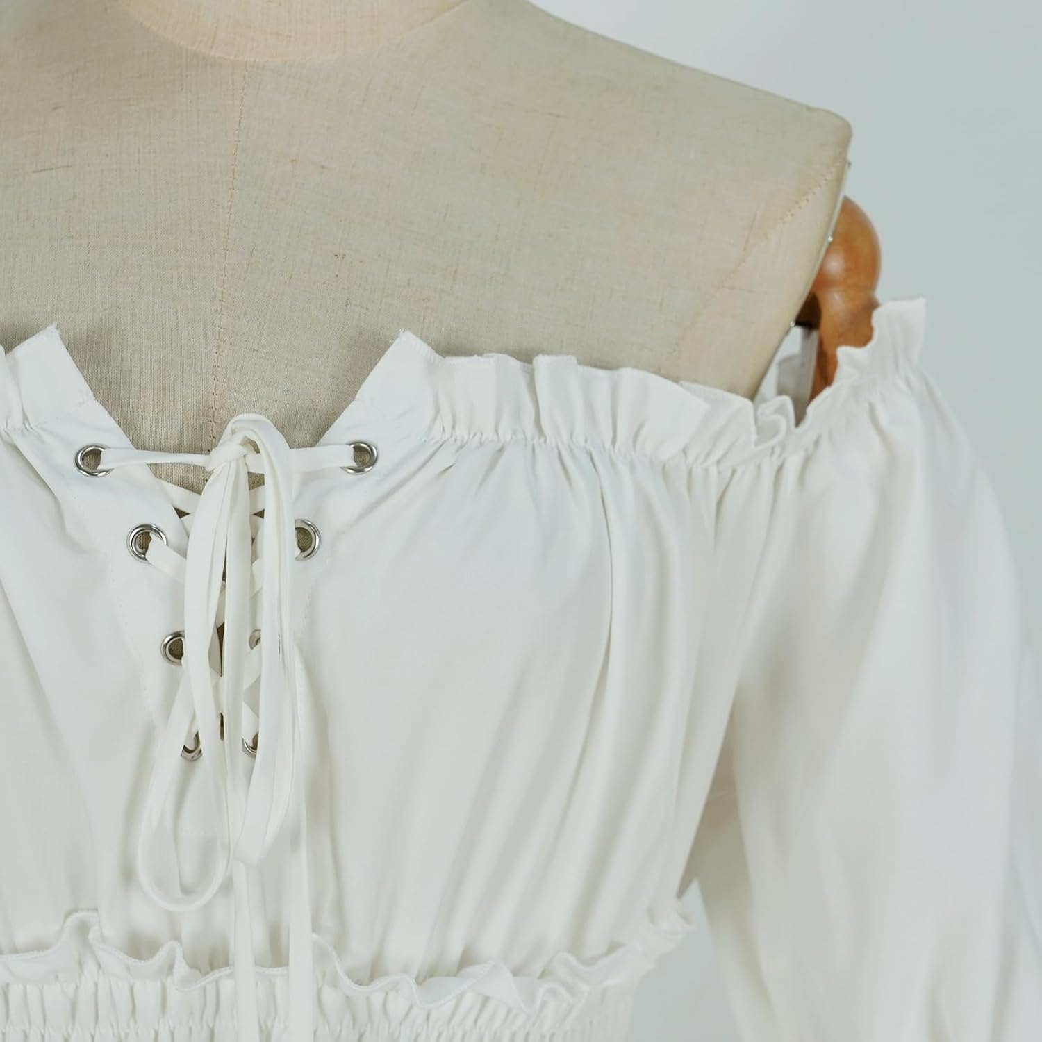 Renaissance Dress Women Medieval Costume Long Sleeve Victorian Dresses - Image 5