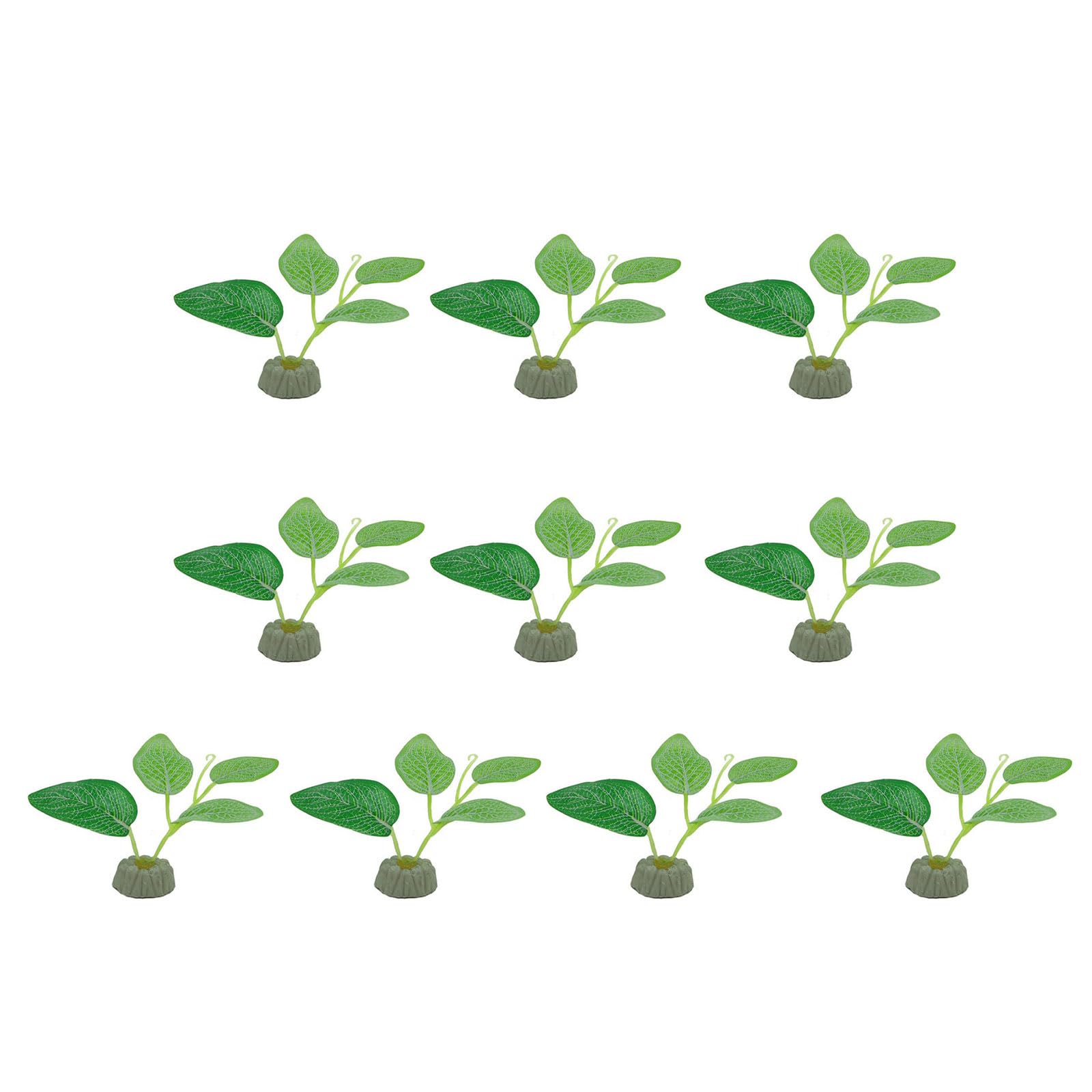 Hsioluted 10PCS Aquariums Ornament AquaPlants Fish Tanks Decoration Aquatic Plant Fish Tanks Landscaping Plant Aquarium Landscaping Accessories