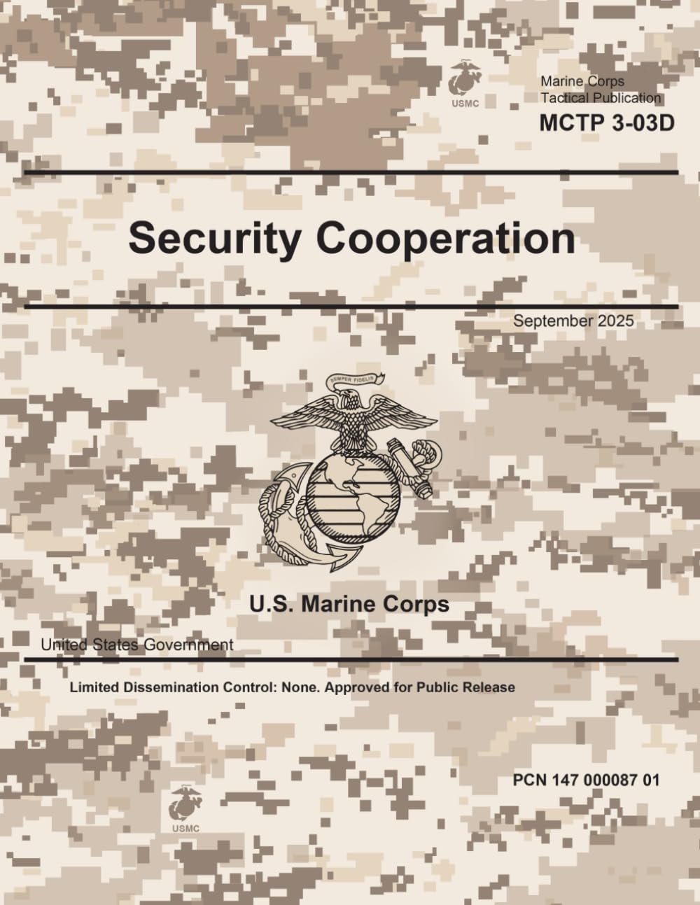 Marine Corps Tactical Publication MCTP 3-03D Security Cooperation September 2025