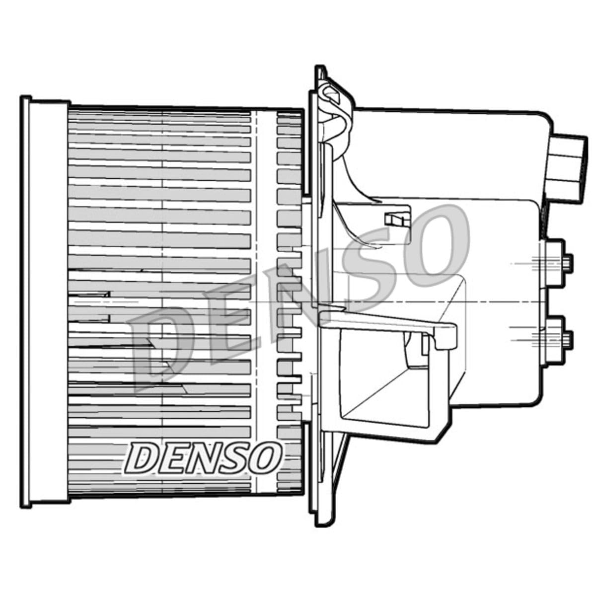 DENSO Ventilatore abitacolo DEA09061 Compatibile con: FIAT 500, FORD KA