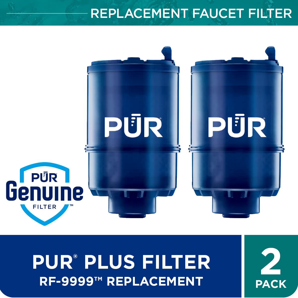 PUR PLUS Mineral Core Faucet Mount Water Filter Replacement (2 Pack) ?Çô Compatible With All PUR Faucet Filtration Systems