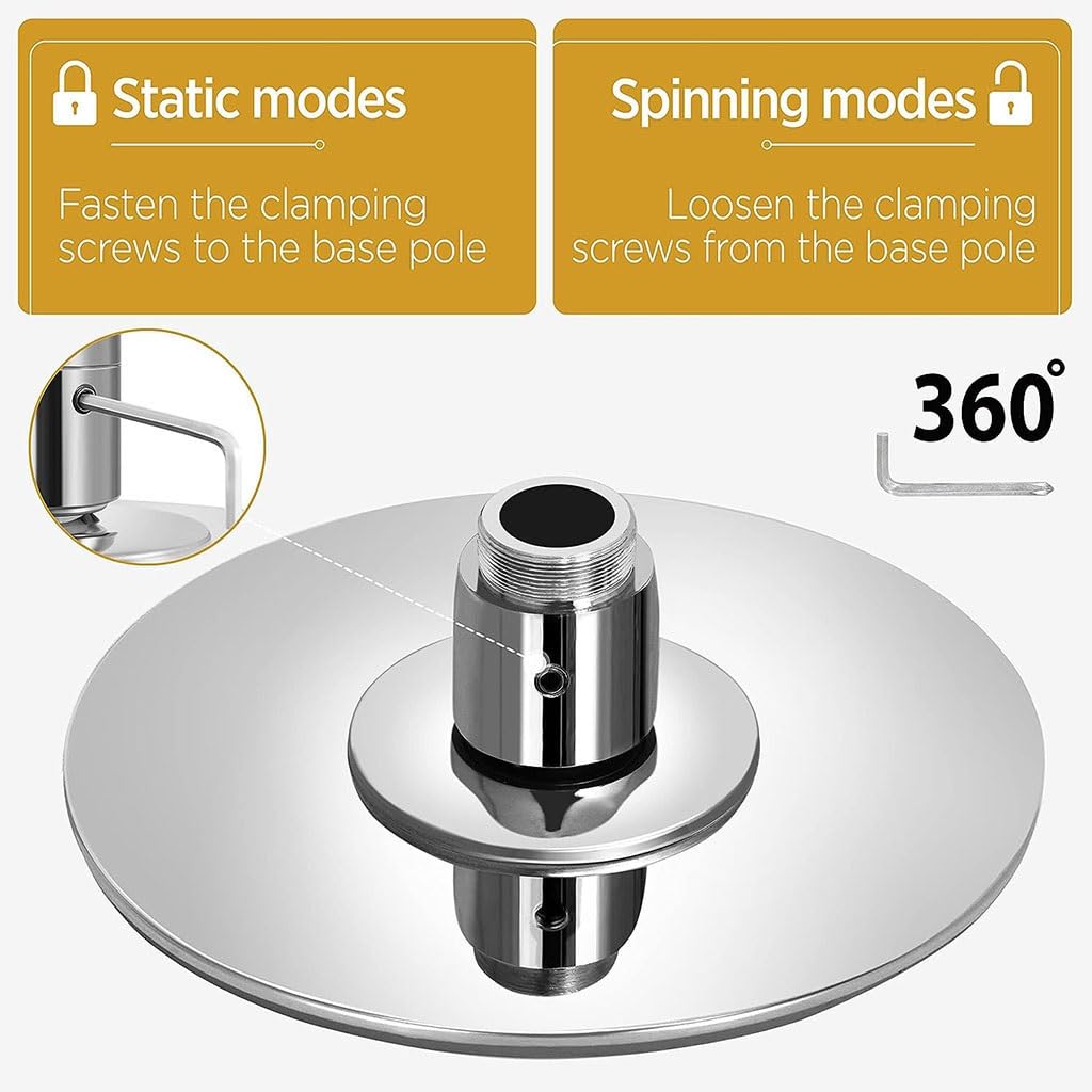 Pole Dance Stange 45 mm tragbares, abnehmbares Tanzstangen-Set für rotierende und statische Fitness-Tanzstangen, verstellbare Höhe 2,3–2,73 m