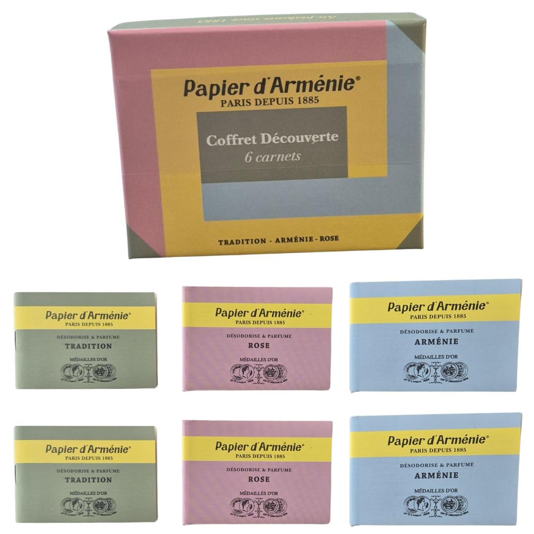 Papel Perfumado Ambiental Papier d'Arménie que Purifica el Aire