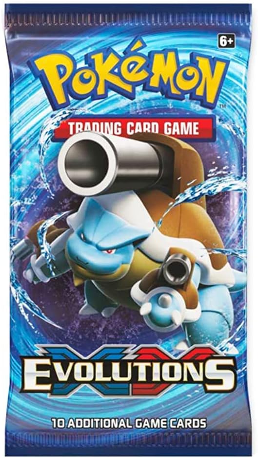 Pokemon XY12 "Evolutions" Booster Pack: 10 Additional Cards for Pokemon Trading Card Game (Random, English Language)