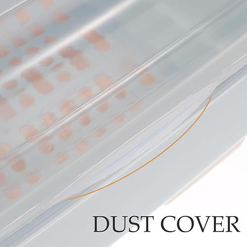 Miniatura 6 de Kichvoe Escurridor de platos con tapa y cubierta para botella de lactancia, plato de cocina, vasos, escurridor de platos, bandeja para cubiertos