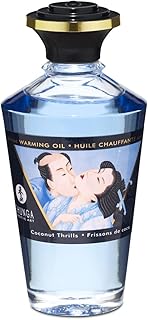 Shunga Warming Massage Oil 3.5 Fluid Ounces (Coconut)